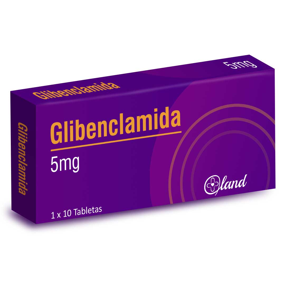 Glibenclamida-5mg-Estuche-de-10tab----LAND