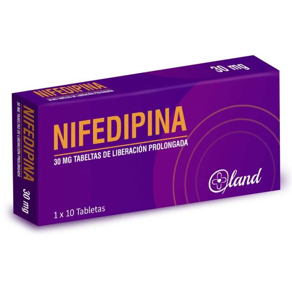 Nifedipina-30mg-Estuche-10-Tab---LAND
