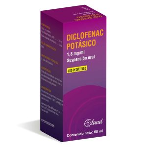 Diclofenac potásico 60 ml Uso pediatico