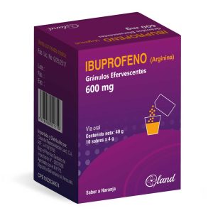 Ibuprofeno Granulos Efervecentes 600 mg